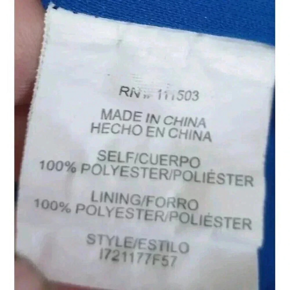 As You Wish Pineapple Shorts Jumper Royal Blue Romper Keyhole Back Size Small - Picture 6 of 6